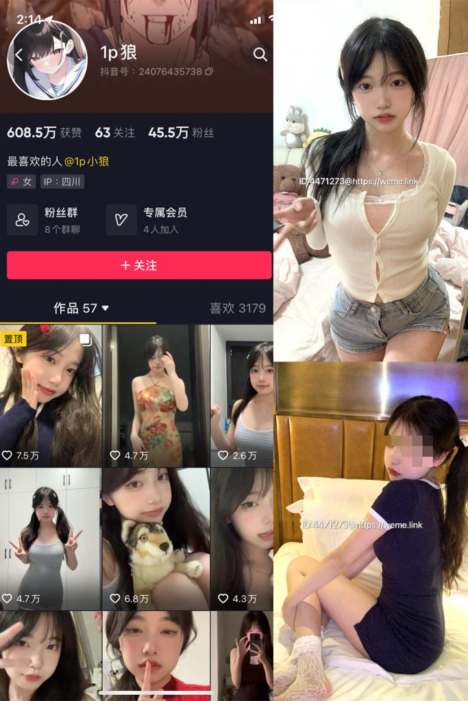 图片[1]-1p狼 微密圈 NO.002期-微密秀-微密圈秀人铁粉空间抖音网红圈主资源